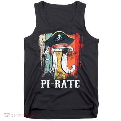 Funny Pi-rate - Happy Pi Day Math Geek Pirate Lover Tank Top