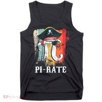 Funny Pi-rate - Happy Pi Day Math Geek Pirate Lover Tank Top thumb 0
