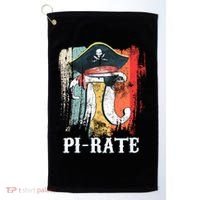 Funny Pi-rate - Happy Pi Day Math Geek Pirate Lover Golf Towel thumb 0
