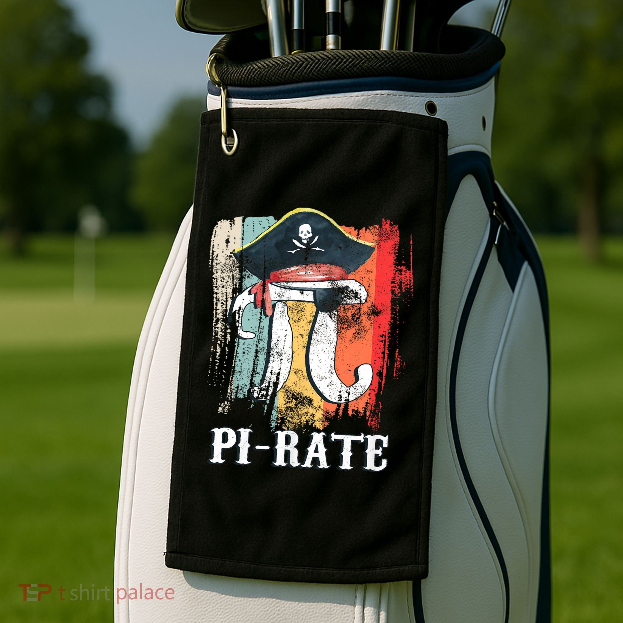 Funny Pi-rate - Happy Pi Day Math Geek Pirate Lover Golf Towel