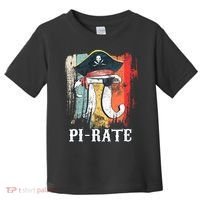 Funny Pi-rate - Happy Pi Day Math Geek Pirate Lover Toddler T-Shirt thumb 0