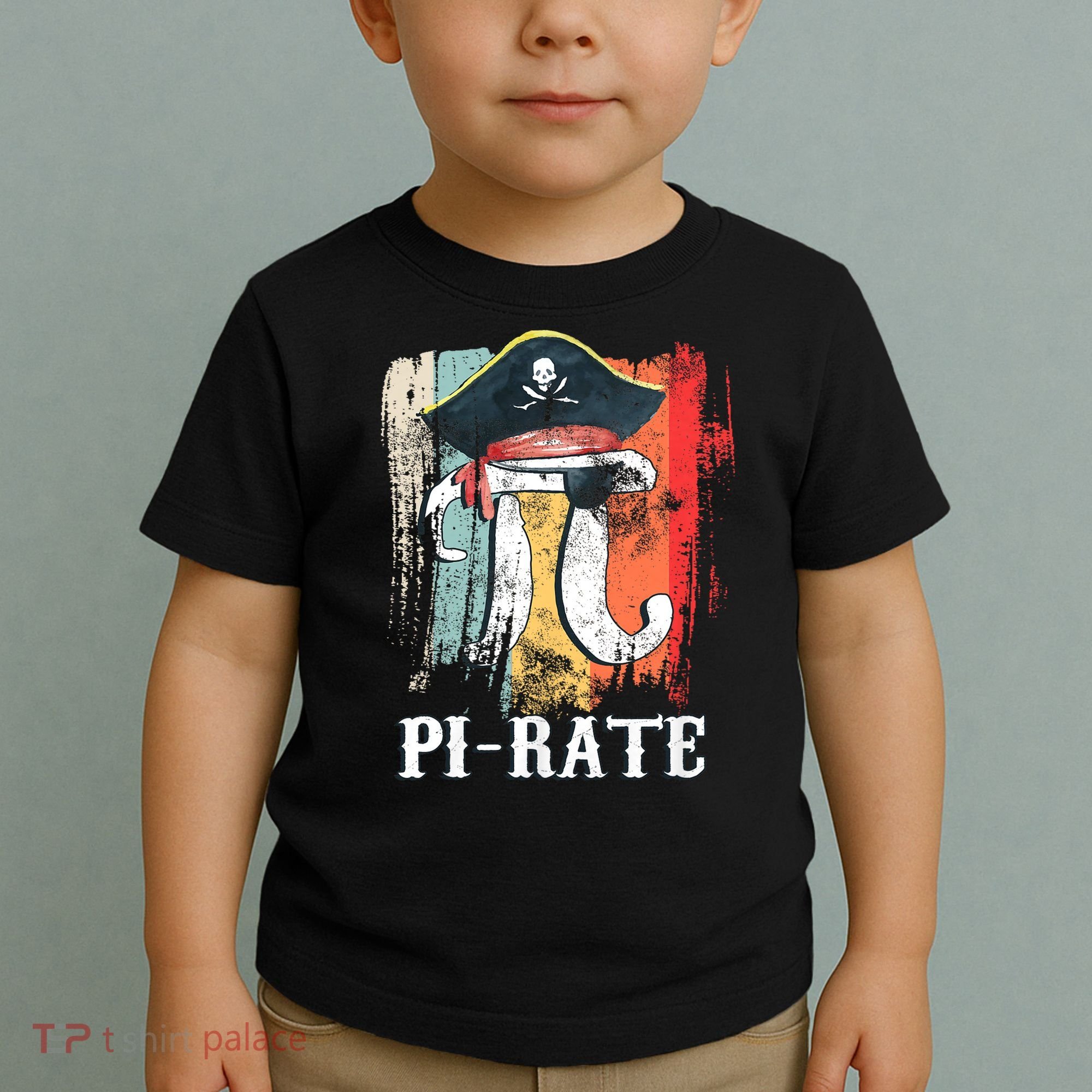 Funny Pi-rate - Happy Pi Day Math Geek Pirate Lover Toddler T-Shirt