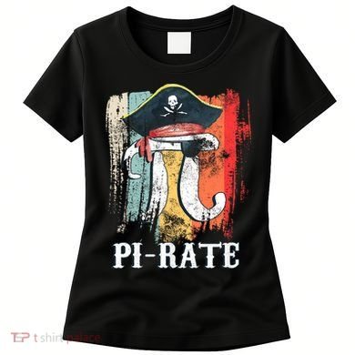 Funny Pi-rate - Happy Pi Day Math Geek Pirate Lover Women's T-Shirt