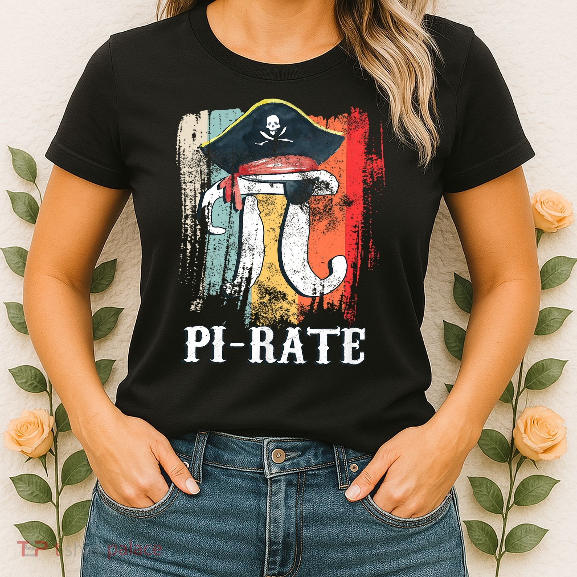 Funny Pi-rate - Happy Pi Day Math Geek Pirate Lover Women's T-Shirt