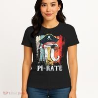 Funny Pi-rate - Happy Pi Day Math Geek Pirate Lover Women's T-Shirt thumb 4