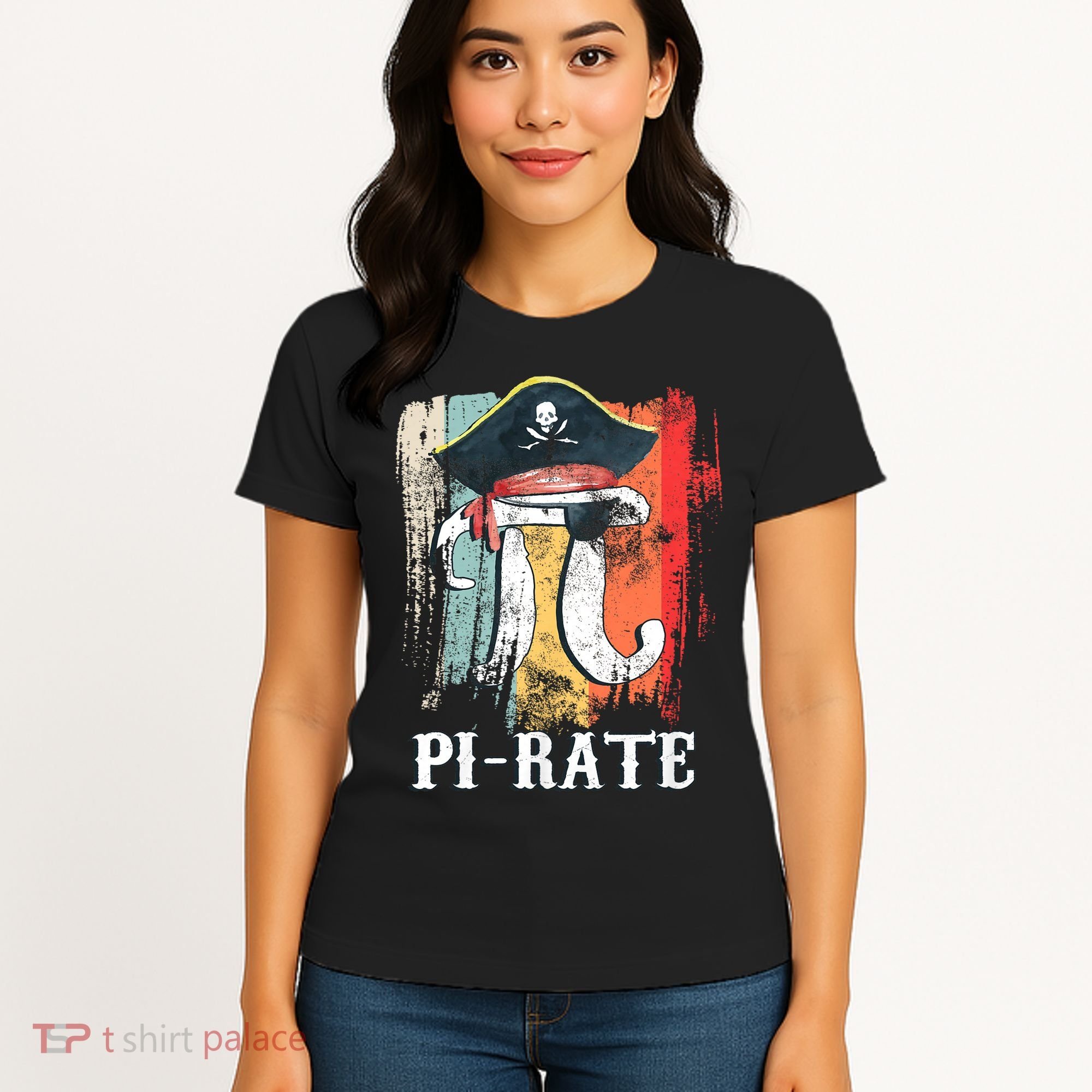 Funny Pi-rate - Happy Pi Day Math Geek Pirate Lover Women's T-Shirt