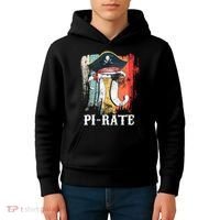 Funny Pi-rate - Happy Pi Day Math Geek Pirate Lover Kids Hoodie thumb 4