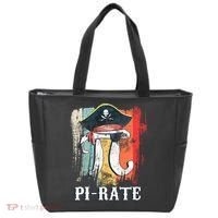 Funny Pi-rate - Happy Pi Day Math Geek Pirate Lover Tote Bag thumb 0