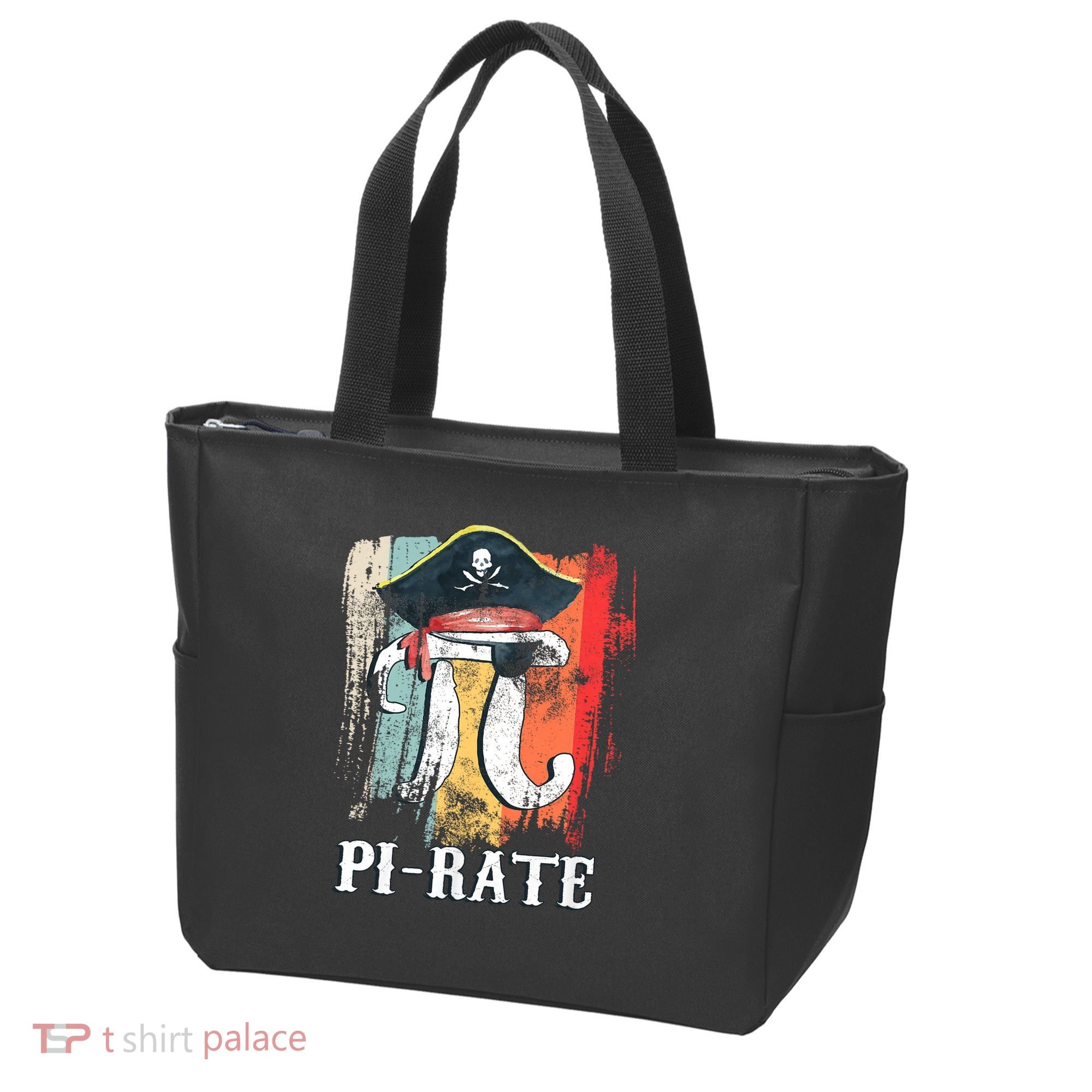 Funny Pi-rate - Happy Pi Day Math Geek Pirate Lover Tote Bag