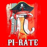 Funny Pi-rate - Happy Pi Day Math Geek Pirate Lover Santa Hat thumb 1