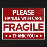 Fragile Please Handle With Care Sensitive Personality Polo thumb 3