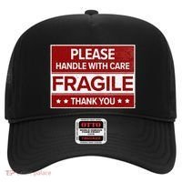 Fragile Please Handle With Care Sensitive Personality Hat thumb 0