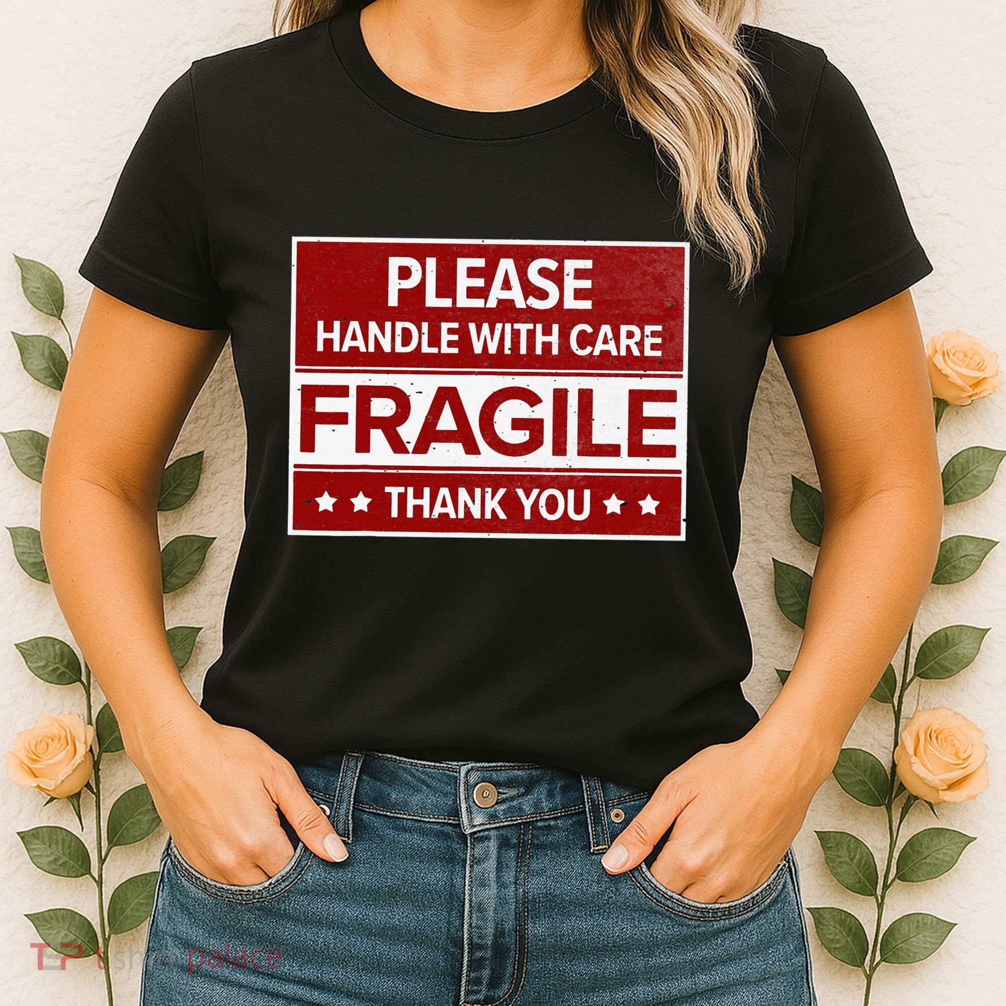 Fragile Please Handle With Care Sensitive Personality Women's T-Shirt