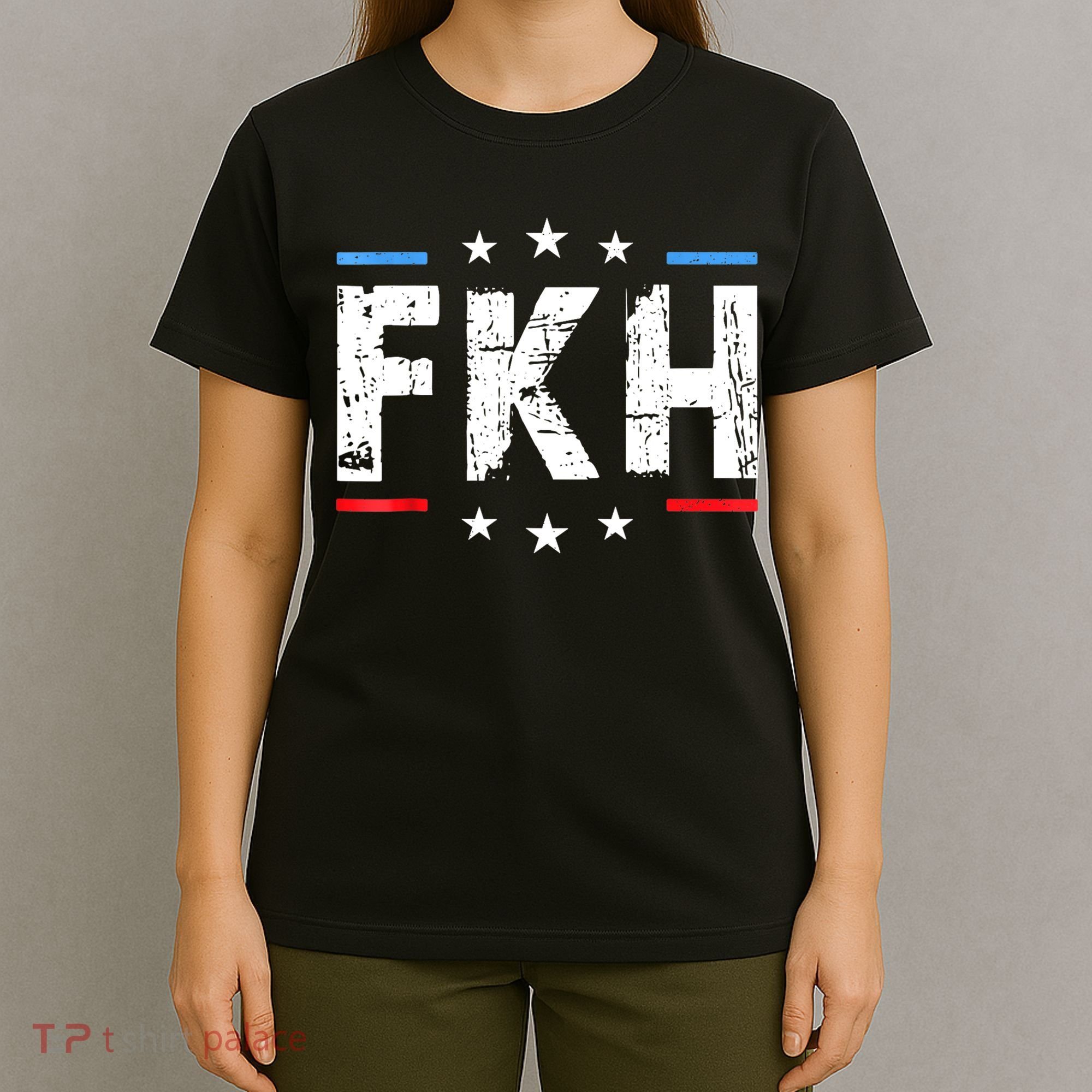 Fkh Political Humor F Kamala Harris Conservative Republican T-Shirt