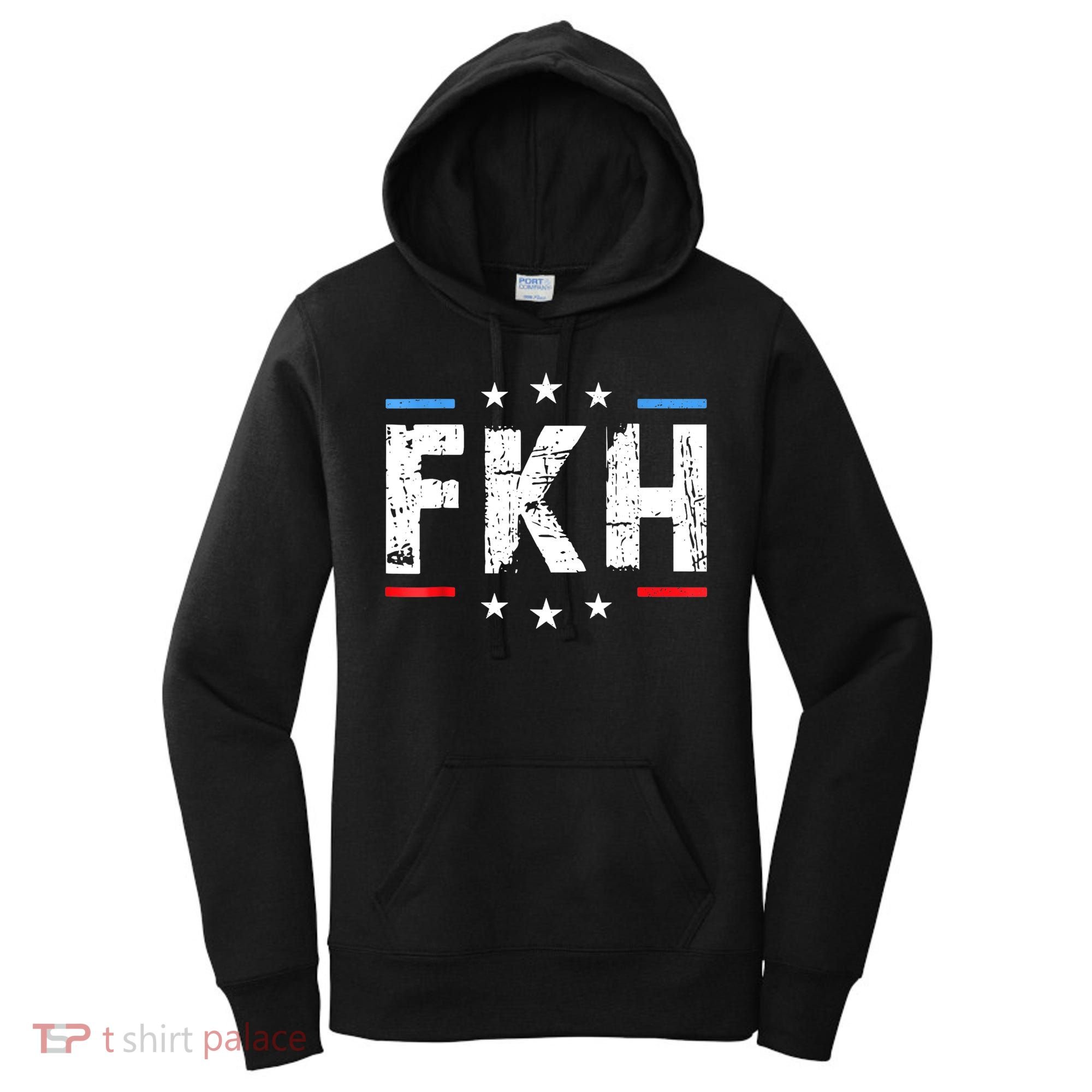 Fkh Political Humor F Kamala Harris Conservative Republican Women's Hoodie