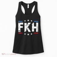Fkh Political Humor F Kamala Harris Conservative Republican Women's Tank Top thumb 0