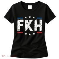 Fkh Political Humor F Kamala Harris Conservative Republican Women's T-Shirt thumb 0