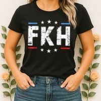 Fkh Political Humor F Kamala Harris Conservative Republican Women's T-Shirt thumb 2
