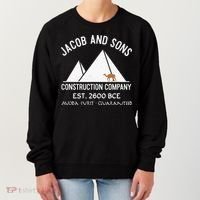 Funny Passover Hebrew Construction Egypt Pyramids Builders Women's Sweatshirt thumb 0