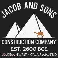Funny Passover Hebrew Construction Egypt Pyramids Builders Women's Sweatshirt thumb 2