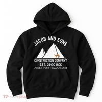 Funny Passover Hebrew Construction Egypt Pyramids Builders Hoodie thumb 0