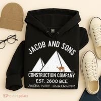 Funny Passover Hebrew Construction Egypt Pyramids Builders Hoodie thumb 4