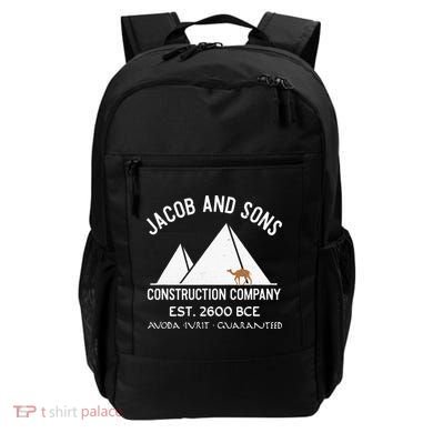Funny Passover Hebrew Construction Egypt Pyramids Builders Backpack