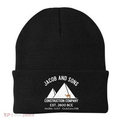 Funny Passover Hebrew Construction Egypt Pyramids Builders Beanie