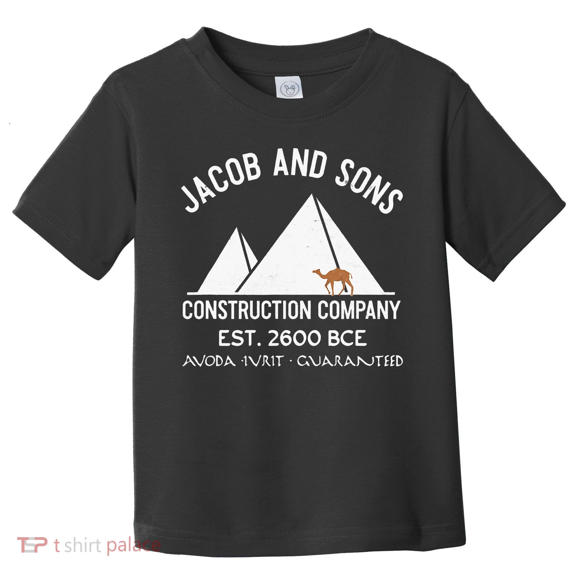 Funny Passover Hebrew Construction Egypt Pyramids Builders Toddler T-Shirt