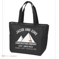 Funny Passover Hebrew Construction Egypt Pyramids Builders Tote Bag thumb 3