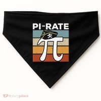 Funny Pi-rate - Happy Pi Day Math Geek Pirate Lover USA-Made Doggie Bandana thumb 0