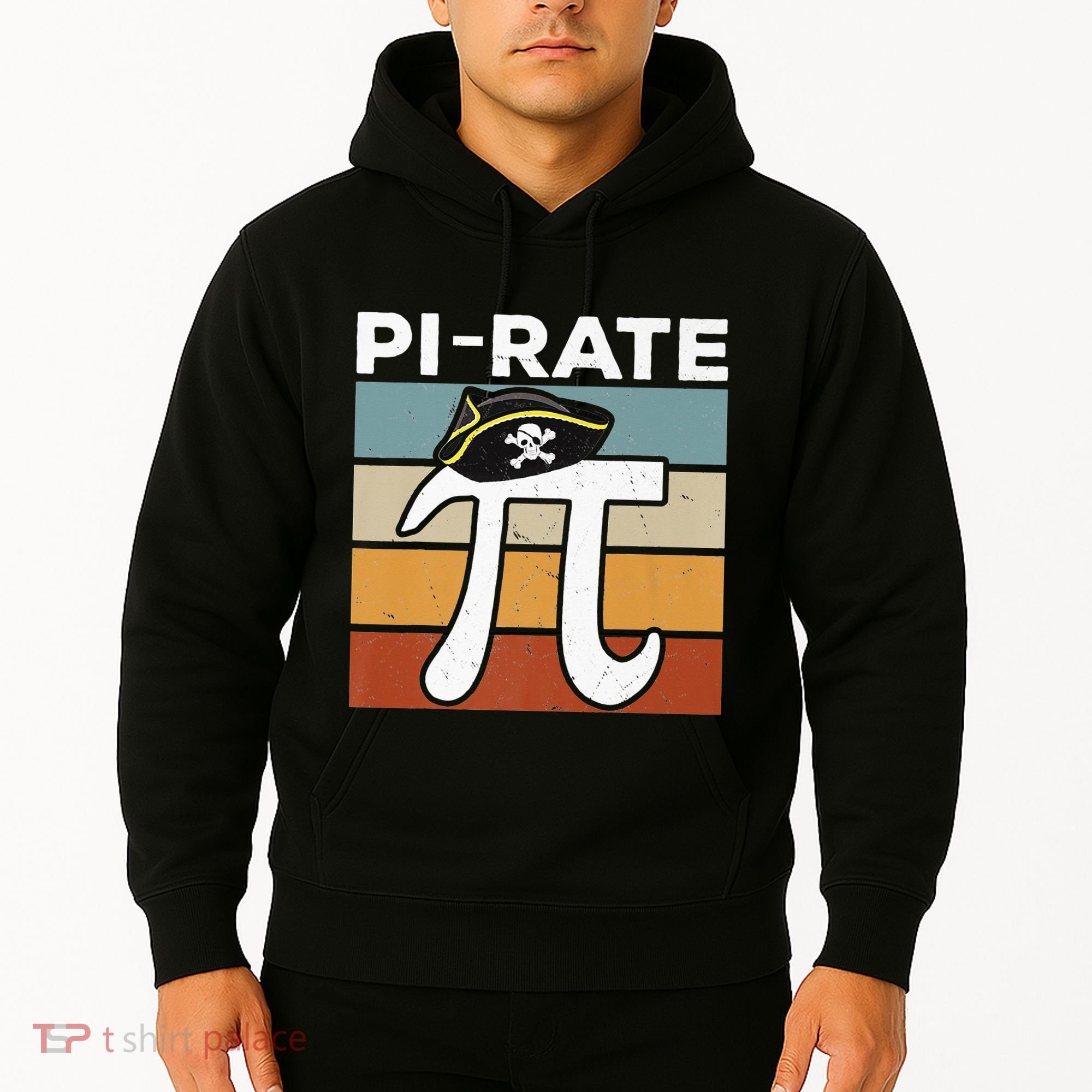 Funny Pi-rate - Happy Pi Day Math Geek Pirate Lover Hoodie