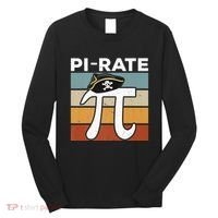 Funny Pi-rate - Happy Pi Day Math Geek Pirate Lover Long Sleeve Shirt thumb 0