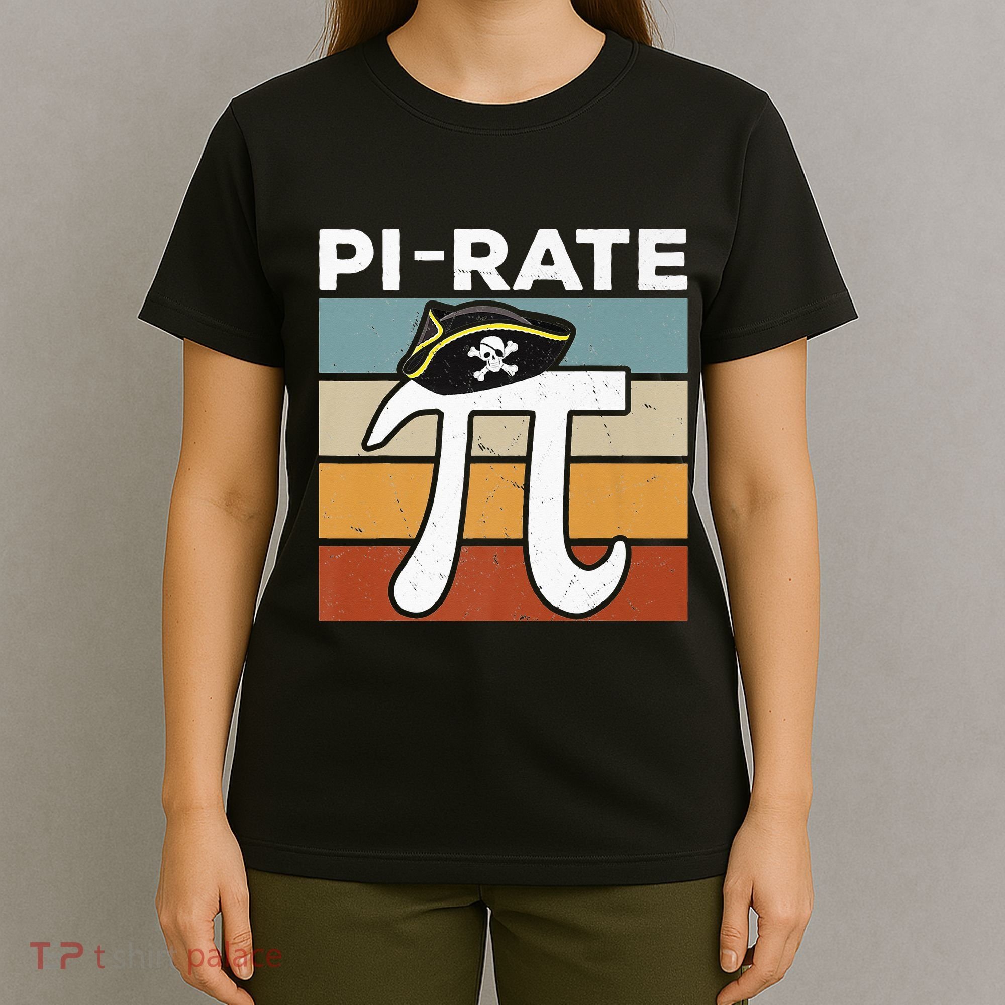 Funny Pi-rate - Happy Pi Day Math Geek Pirate Lover T-Shirt