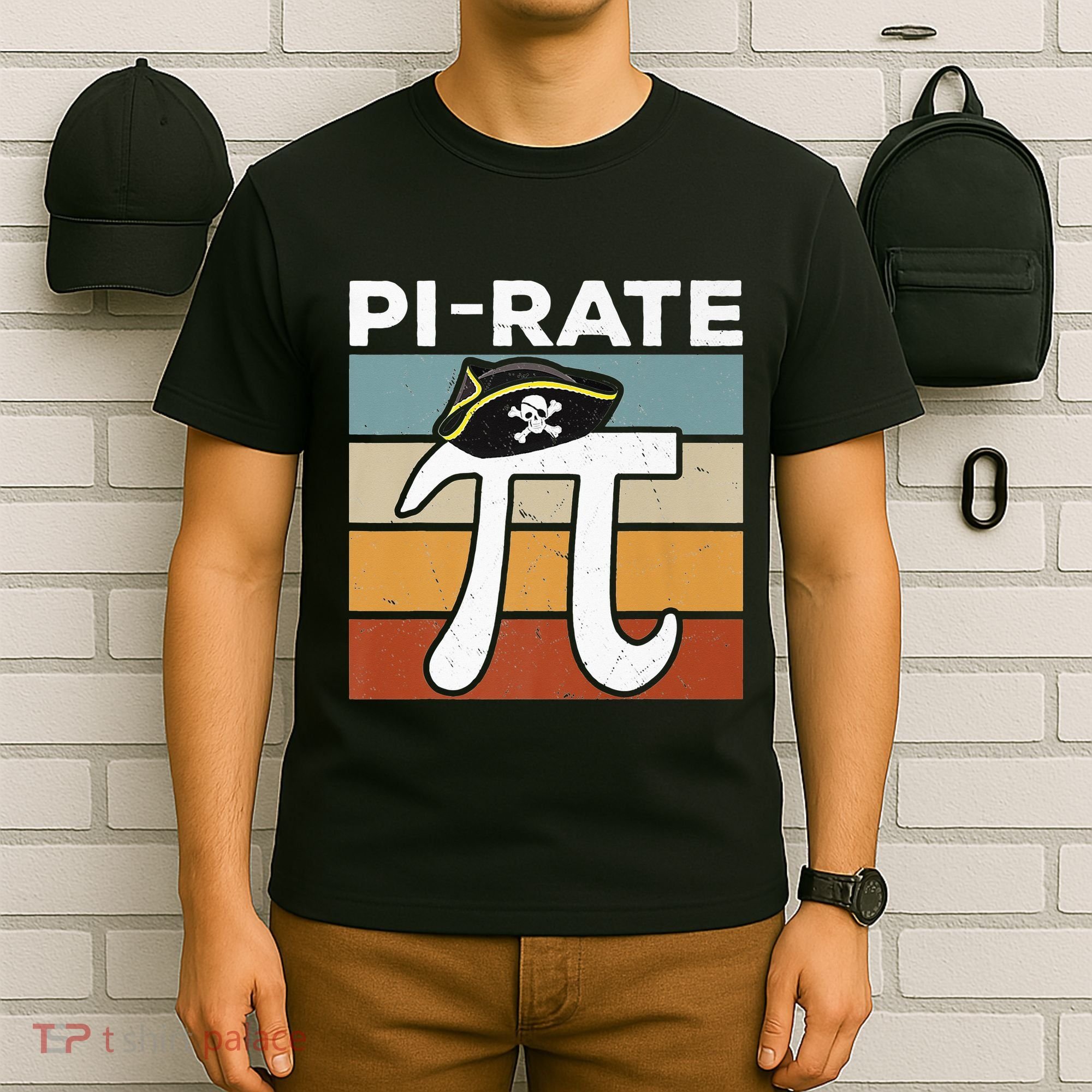 Funny Pi-rate - Happy Pi Day Math Geek Pirate Lover T-Shirt