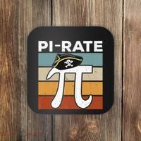 Funny Pi-rate - Happy Pi Day Math Geek Pirate Lover Coaster thumb 0
