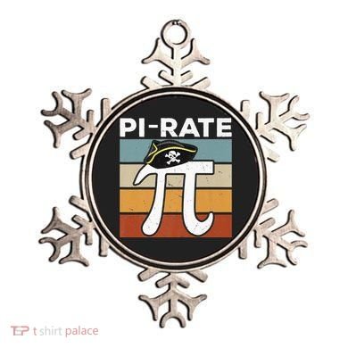 Funny Pi-rate - Happy Pi Day Math Geek Pirate Lover Ornament