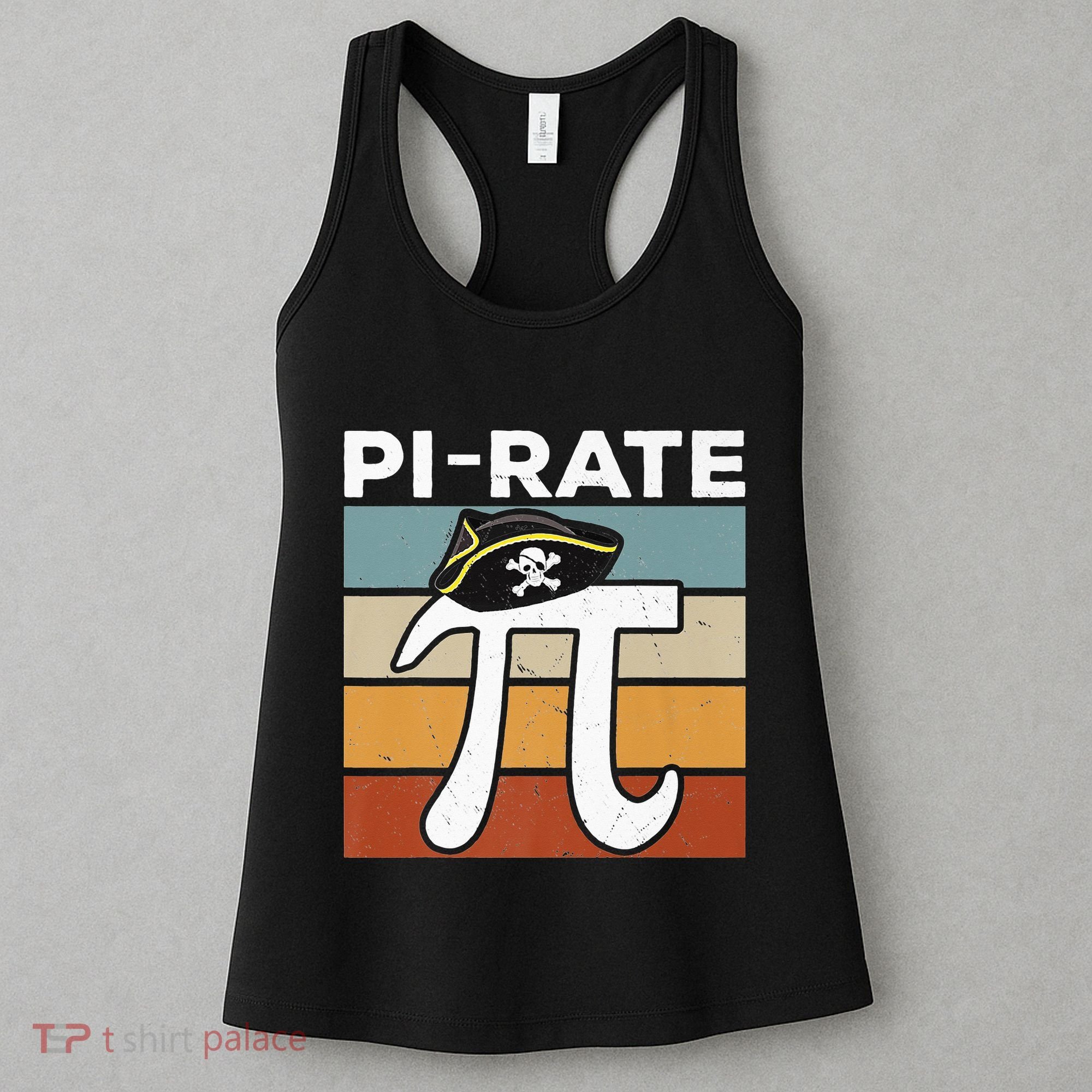Funny Pi-rate - Happy Pi Day Math Geek Pirate Lover Women's Tank Top