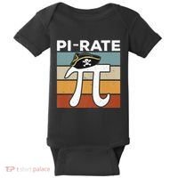 Funny Pi-rate - Happy Pi Day Math Geek Pirate Lover Baby Bodysuit thumb 0