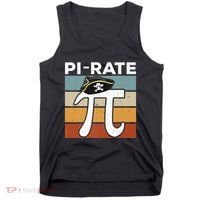 Funny Pi-rate - Happy Pi Day Math Geek Pirate Lover Tank Top thumb 0