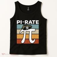 Funny Pi-rate - Happy Pi Day Math Geek Pirate Lover Tank Top thumb 2