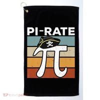 Funny Pi-rate - Happy Pi Day Math Geek Pirate Lover Golf Towel thumb 0