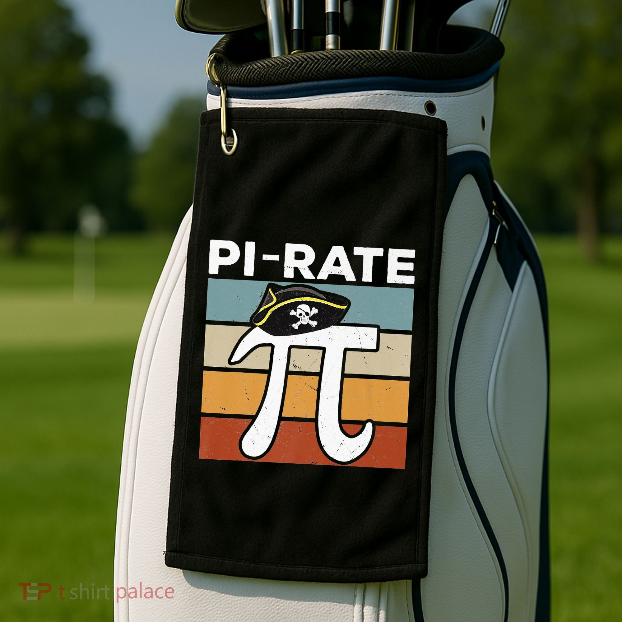 Funny Pi-rate - Happy Pi Day Math Geek Pirate Lover Golf Towel