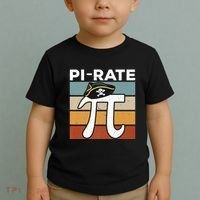 Funny Pi-rate - Happy Pi Day Math Geek Pirate Lover Toddler T-Shirt thumb 2