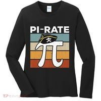 Funny Pi-rate - Happy Pi Day Math Geek Pirate Lover Women's Long Sleeve Shirt thumb 0