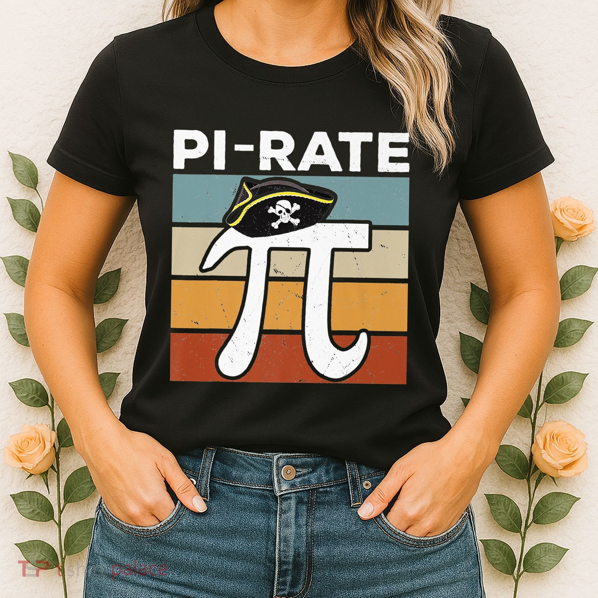 Funny Pi-rate - Happy Pi Day Math Geek Pirate Lover Women's T-Shirt