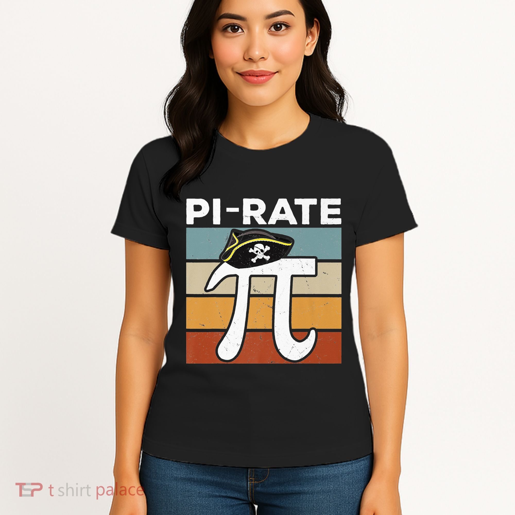 Funny Pi-rate - Happy Pi Day Math Geek Pirate Lover Women's T-Shirt