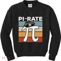 Funny Pi-rate - Happy Pi Day Math Geek Pirate Lover Kids Sweatshirt thumb 0