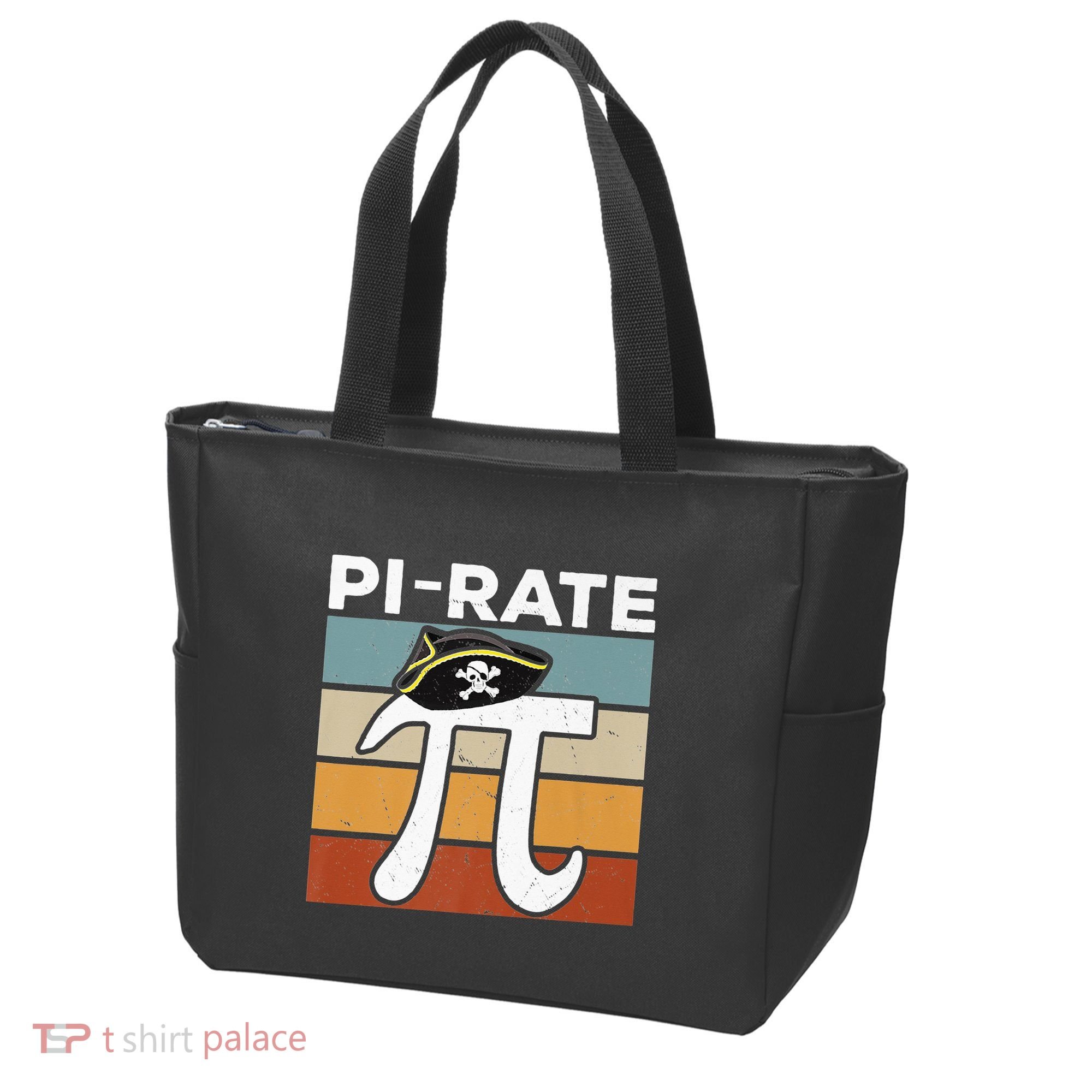 Funny Pi-rate - Happy Pi Day Math Geek Pirate Lover Tote Bag