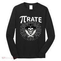 Funny Pi-Rate Happy Pi Day Math Pirate Pun Long Sleeve Shirt thumb 0